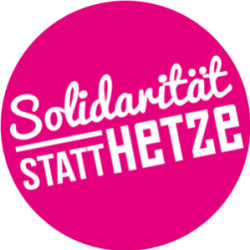 Signet "Solidarität statt Hetze"