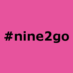 Bild auf dem der Hashtag "nine2go" steht